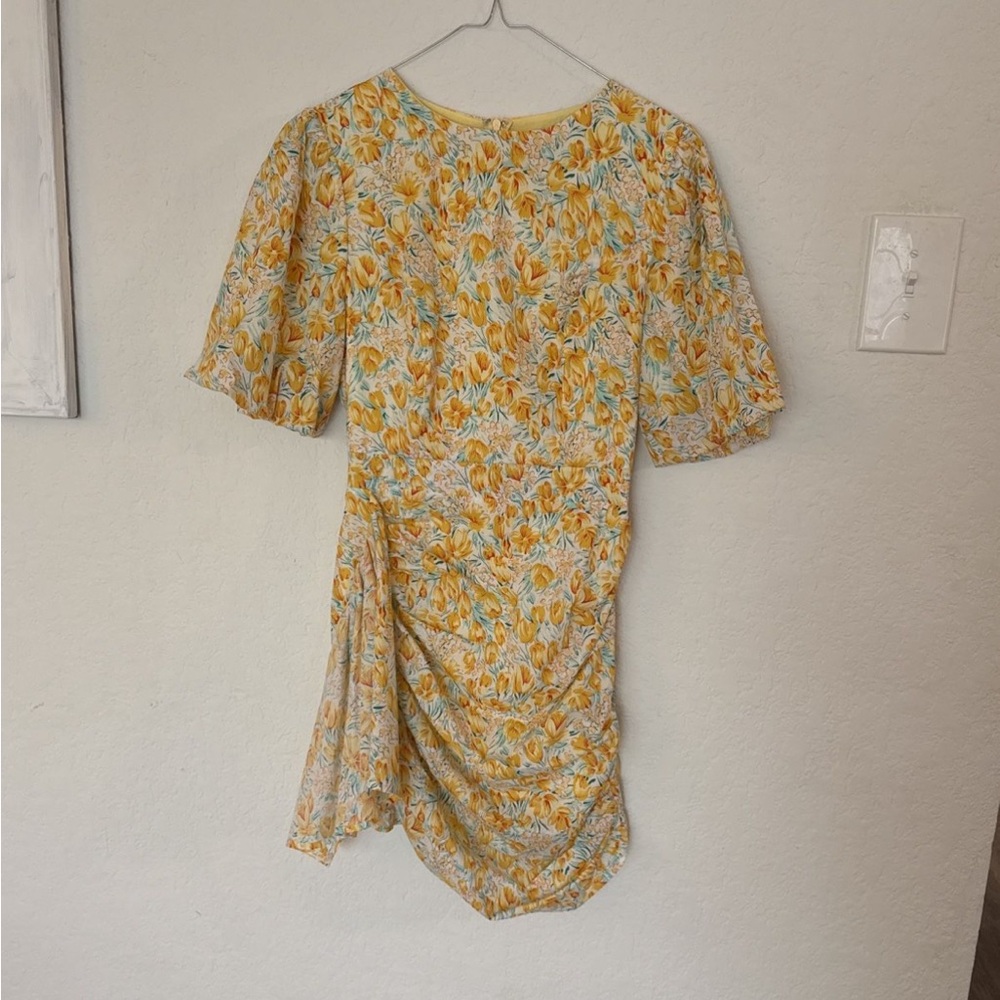 Floral Yellow Dress